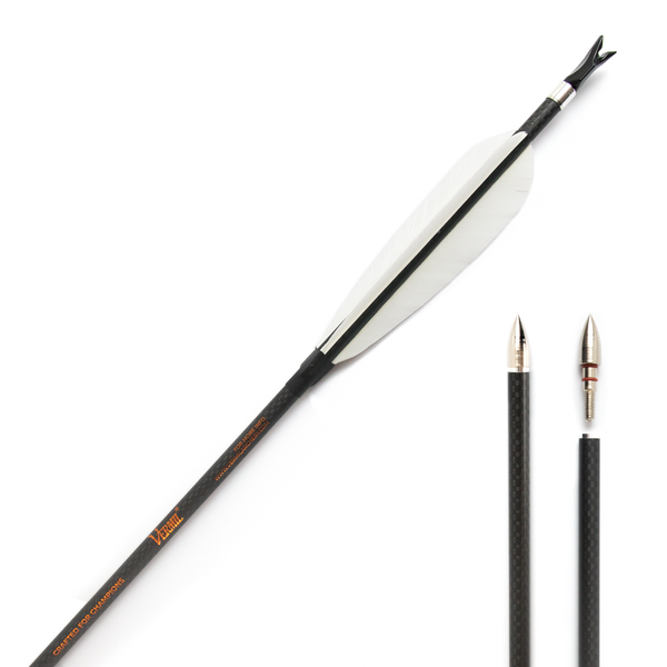 3K Carbon Arrows | Traditional Archery by Vermil® – VermilArchery.com