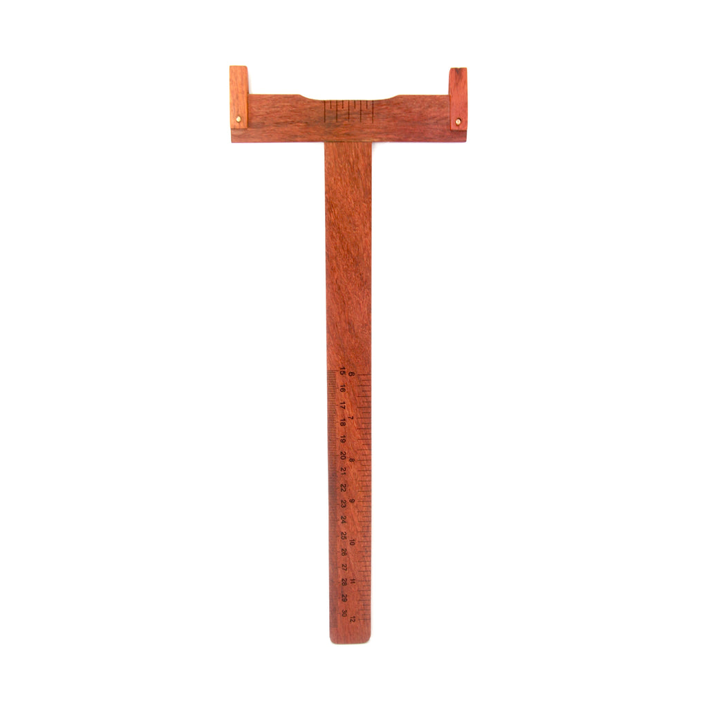 Tiv Traditional Ruler Wooden T-Square Ruler | Traditional Archery by Vermil® – VermilArchery.com