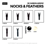 3K Carbon Arrows