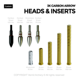 Custom 3K Carbon Arrows