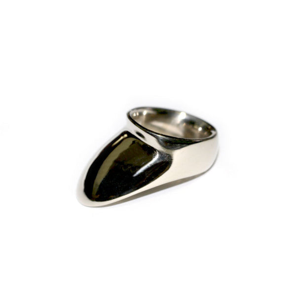Open Shooting Arrow Thumb Ring - .925 Sterling Silver Band | Sizes 5-10 | Unisex Modern Jewelry